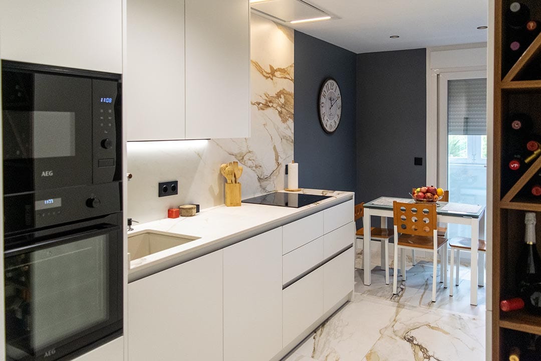 muebles de cocina a medida cocinas a medida con muebles blancos
